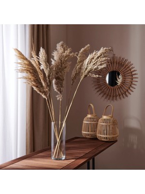 Matmel Deco Pampas Yapay Çiçek - Bej - 90X20 cm