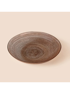 Matmel Deco Dorya Dekoratif Tabak - Bakır - 30 cm