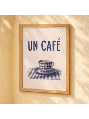 Matmel Deco Un Cafe Duvar Panosu - Renkli - 30X40 cm