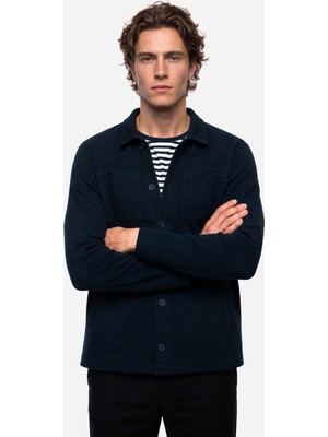 Mudo Erkek Lacivert Çift Cepli Regular Fit Ceket