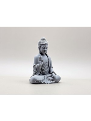 Oturan Buda Heykeli – 15 cm Meditasyon Heykeli, Figür Meditasyon Biblo Masa Üstü Biblo, Hediyel