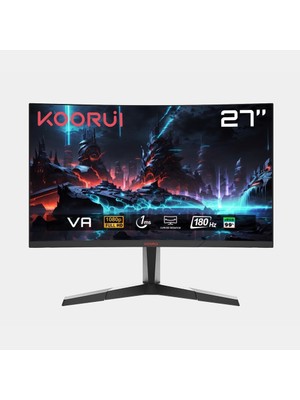 27 27E6CA 180Hz 1ms Va Fhd (Hdmı, Displayport) Curved Gaming Monitör
