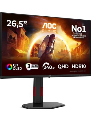 Q27G4ZDR 26.5″ 0.03MS 240Hz Qhd O-Led 2k Gaming Monitör