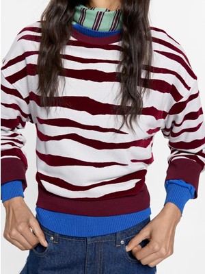 Parfois Kadın Hayvan Desenli Sweatshirt
