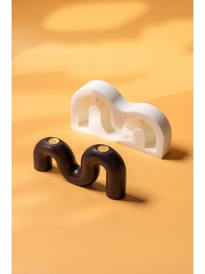 Rufus Concept Serpantin Silikon Şamdan Altlık Kalıbı