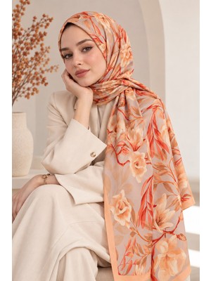 Revam Collection Manolya Desen Pamuk Soft Şal Somon