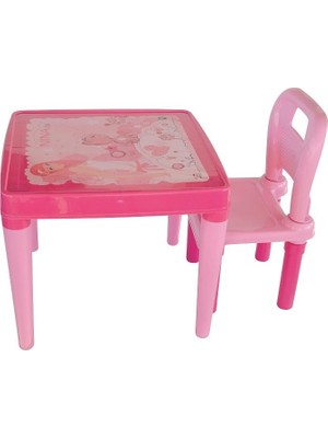 Pilsan Hobby 2 Sandalyeli Oyun ve Aktivite Masası - Pembe