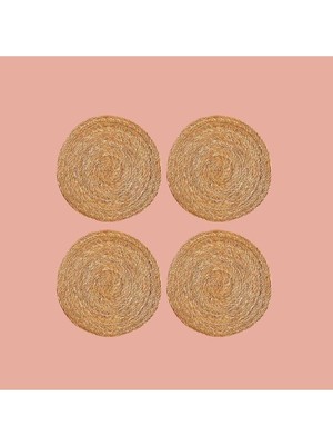 Bella Maison Rafe Amerikan Servis 4'lü Naturel (35 Cm)