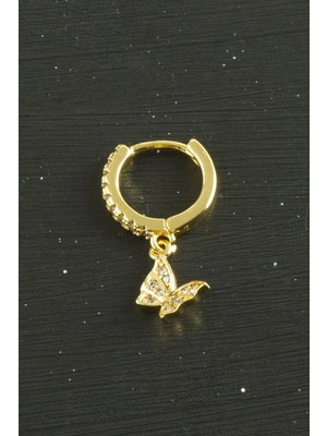 Marsilyan Kelebek Lüks Çelik Kulak Burun Piercing 1 Adet