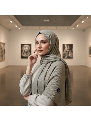 Modakaşmir Moda Kaşmir Safir Kadın Eşarp 2