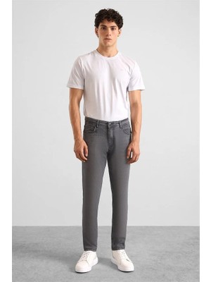 Süvari Gri Denim Pantolon