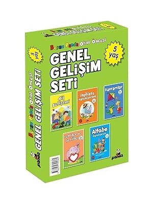 Uravas Store Okul Öncesi 5 Yaş Genel Gelişim Seti (5 Kitap Takım)