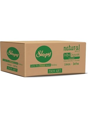 Uravas Store Sleepy Natural Kişisel Bakım Havlusu Çanta Boy 24X25 (600 Yaprak)
