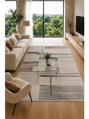Modern Soyut ve Geometrik Desenli Dijital Baskı Kaymaz Taban Yıkanabilir Salon Halısı – 5 Desen ve Farklı Ölçü Seçenekleri Dijital Baskı Halı