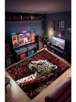 Gamer Collection Kişiye Özel Üretim Dekoratif Kaymaz Taban Oyun Odası Halısı – Dijital Baskı Yıkanabilir – Farklı Ölçü Seçenekleri Dijital Baskı Halı