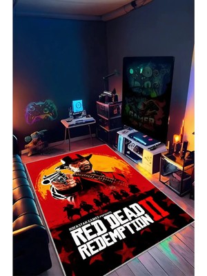 Gamer Collection Kişiye Özel Üretim Dekoratif Kaymaz Taban Oyun Odası Halısı – Dijital Baskı Yıkanabilir – Farklı Ölçü Seçenekleri Dijital Baskı Halı