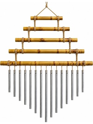 Uravas Store Bambu Metal Çubuklu Rüzgar Çanı NO:1022