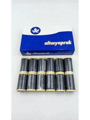 Uravas Store 12 Parça  Siyah 100 mt Dikiş Iplik (5047)