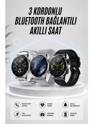 Astraltech Akıllı Saat Amoled Ekran Bluetooth Bağlantılı Sesli Görüşme Nabız Ölçer