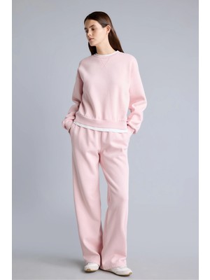 DeFacto Straight Fit Basic Geniş Paça Beli Lastikli Eşofman Altı B8571AX26WN