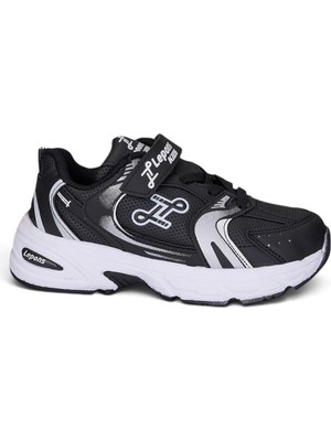 Nstil Günlük Unisex Çocuk Spor Ayakkabı Cırtlı Lastik Bağcık Desenli Rahat Hafif Taban Sneaker 180C