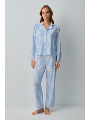 Suwen Freya Gömlek Yaka Şort Pijama Takımı