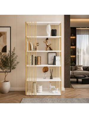 Gold Metal Kitaplık