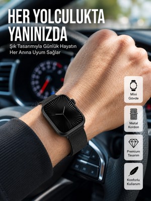 Astraltech Sq-16 Mini Series 10 Akıllı Saat – 3 Kordon + Hediye Bileklik