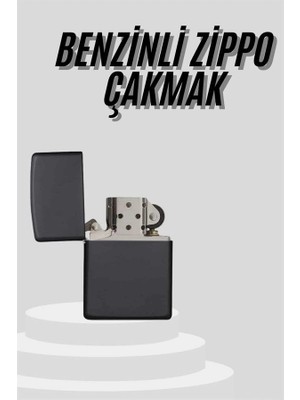 Renas Store Çakmak Parlak Siyah Doldurulabilir Hedyelik Eşya
