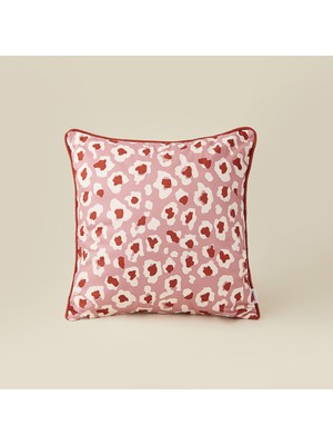 Matmel Soft Pard Kırlent Kılıfı - Gülkurusu / Kiremit - 45X45 cm