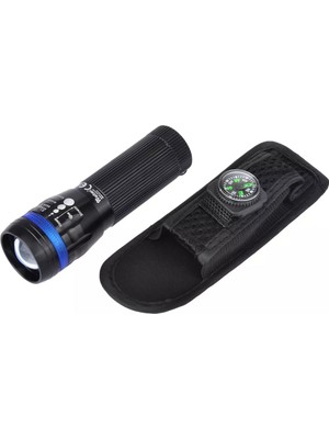 Renas Store Uzun Menzilli Süper Zoomlu Pilli LED El Feneri Güçlü Işık Performansı WT-060