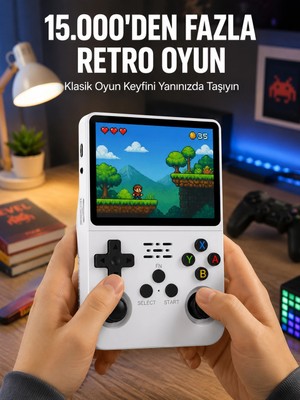 Astraltech Taşınabilir Retro Oyun Konsolu Geniş Ekran ve Çoklu Emülatör Desteği Yeni Nesil