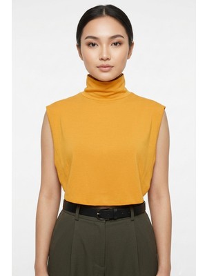 Aisha's Design Dekolte Kapayıcı, Kadın Boyunluk,DK-1,Hardal