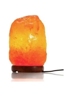 Marvielle Himalaya Tuz Lambası 2-3 kg Pembe Turuncu Renkli, Rahatlatıcı Atmosfer - Masa ve Gece Lambası