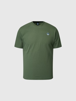 North Sails Regular Fit Kısa Kollu %100 Pamuk Basic Bisiklet Yaka Erkek Tişört