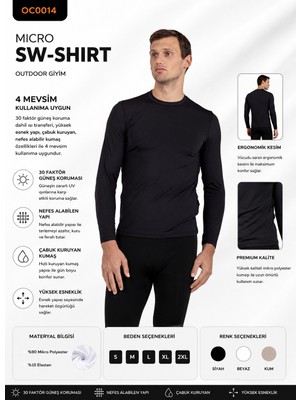 Oil Company Micro Multisport Uv Korumalı Sw-Shirt
