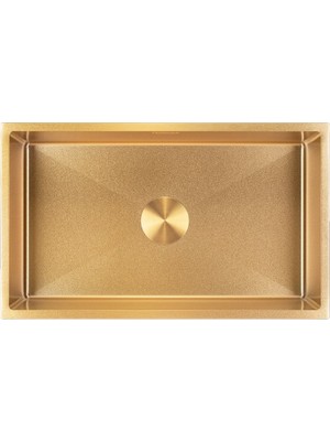 Ivento Ivnt 7444-02 74 cm Paslanmaz Çelik Mutfak Evyesi Tezgah Altı / Tezgah Üstü 740X440X210MM