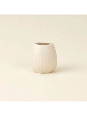 Matmel Bath Matte Diş Fırçalık - Krem - 7x6,5 cm