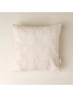 Matmel Soft Etva Kırlent - Ekru - 40X40 cm