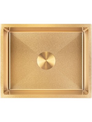 Ivento Ivnt 5444-02 54 cm Paslanmaz Çelik Mutfak Evyesi Tezgah Altı / Tezgah Üstü 540X440X210MM