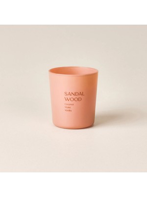 Matmel Deco Sandalwood Bardak Mum - Açık Kahverengi - 110 gr