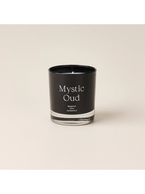 Matmel Deco Mystic Oud Bardak Mum - Siyah - 190 gr