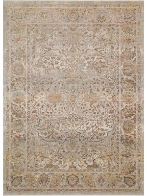 Eko Halı Mystic Mys 04 Dark Multy Polyester Viskon Klasik Motifli Şık Salon Halısı