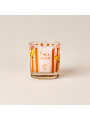 Matmel Deco Fresh Lemon Bardak Mum - Renkli - 190 gr