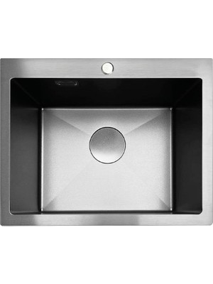 Ivento Ivnt 5044-01 50 cm Paslanmaz Çelik Mutfak Evyesi Tezgah Üstü 500X440X210MM
