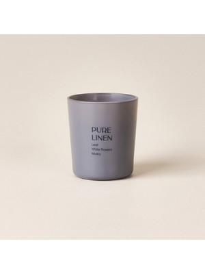 Matmel Deco Pure Linen Bardak Mum - Mavi - 110 gr