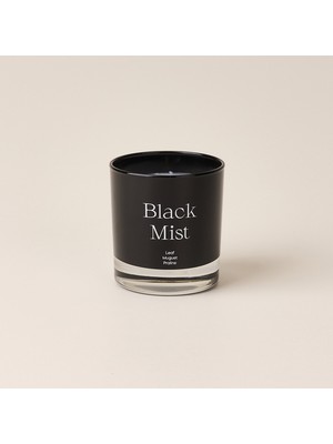 Matmel Deco Black Mist Bardak Mum - Siyah - 190 gr