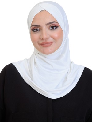 Modish Group Kadın Hazır Türban Çapraz Tek Parça Pratik Namaz Başörtüsü