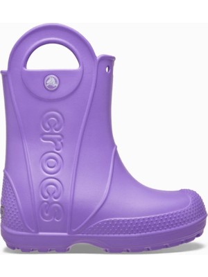 Crocs 211056 Handle It Rain Boot T Mor Çocuk Bot