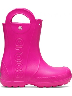 Crocs 211056 Handle It Rain Boot T Fuşya Çocuk Bot